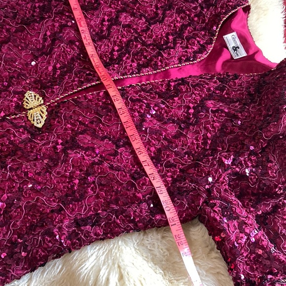 Pink Sequin Blazer Jacket for Special Occasions - Picture 8 of 11